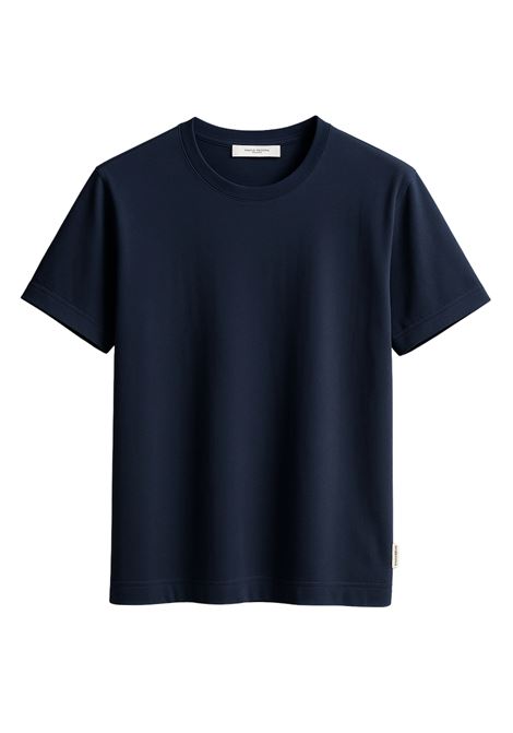 T-shirt Blu Navy Uomo Paolo Pecora Milano in Jersey di Cotone  Made in Italy PAOLO PECORA | T-shirt | F022 41386685